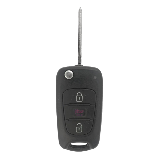 Kia Rio 2012-2013 OEM 3 Button Flip Key Remote TQ8-RKE-3F02