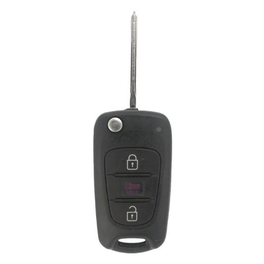 Kia Rio 2012-2013 OEM 3 Button Flip Key Remote TQ8-RKE-3F02