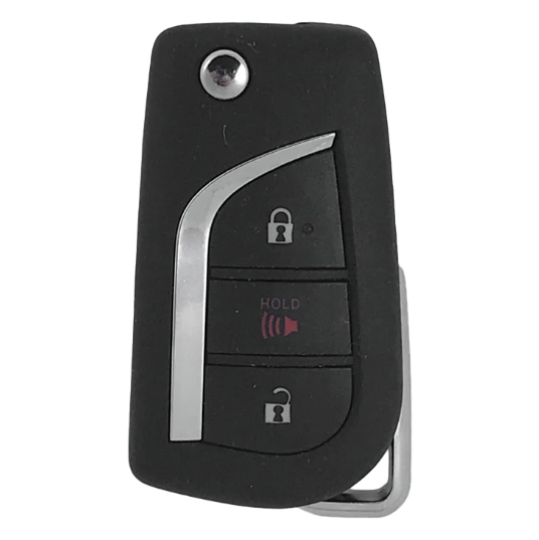 Toyota C-HR 2020-2021 OEM 3 Button Flip Key Remote MOZB3M2F2L (89070-4F082)