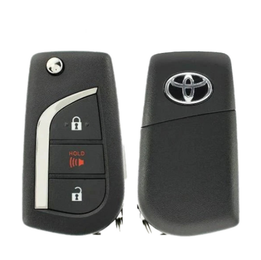 Toyota C-HR 2020-2021 OEM 3 Button Flip Key Remote MOZB3F2F2L