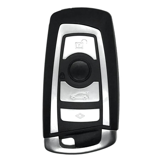 BMW 3 Series / 5 Series / 7 Series 2009-2018 OEM 4 Button Smart Key CAS4 KR55WK49863 (Silver) (OLD / NOT USED)