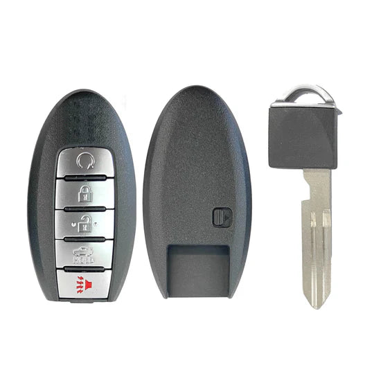 Nissan 5 Button Smart Key Shell Replacement Case For KR5S180144014 | Aftermarket