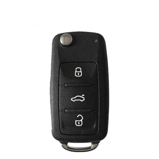 2017-2018 Volkswagen / 4-Button Smart Flip Key / PN: 5KO837202BJ / NBGFS93N / HU66 / MQB / 314 MHz (AFTERMARKET) (PROXIMITY)