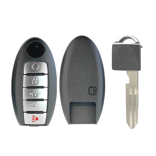 Nissan 5 Button Smart Key Shell Replacement Case For KR5S180144014 | Aftermarket