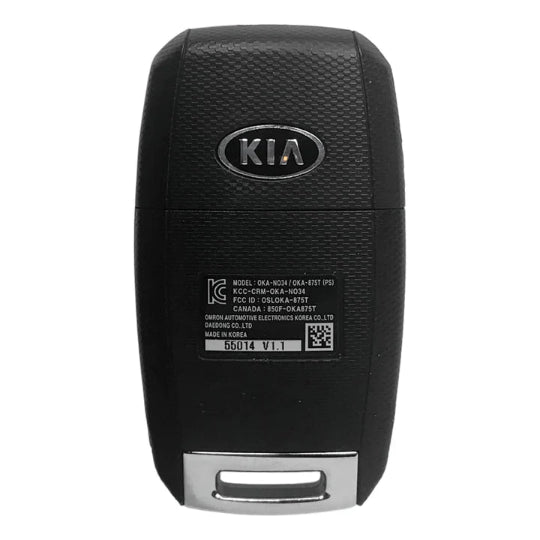Kia Soul 2017-2019 OEM 4 Button Flip Key Remote w/ Hatch OSLOKA-875T (95430-B2100)