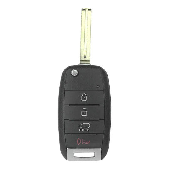 Kia Soul 2017-2019 OEM 4 Button Flip Key Remote w/ Hatch OSLOKA-875T (95430-B2100)