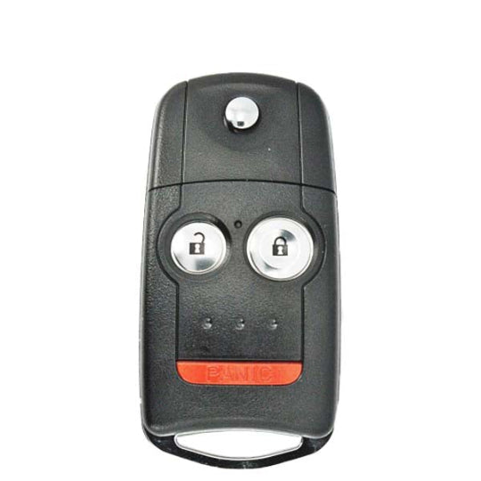 2007-2013 Acura MDX RDX / 3-Button Flip Key / PN: 35111-STX-327 / N5F0602A1A (AFTERMARKET)
