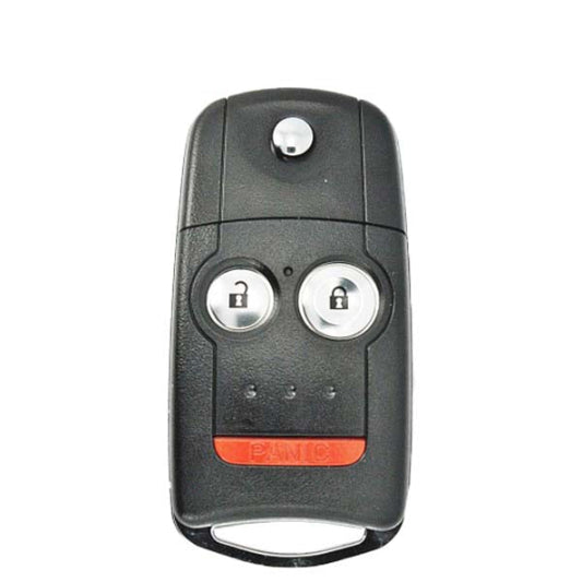 2007-2013 Acura MDX RDX / 3-Button Flip Key / PN: 35111-STX-327 / N5F0602A1A (AFTERMARKET)
