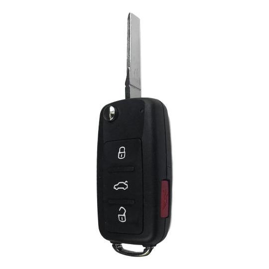 Volkswagen 4 Button Flip Key Remote 2011-2016 for FCC: NBG010180T
